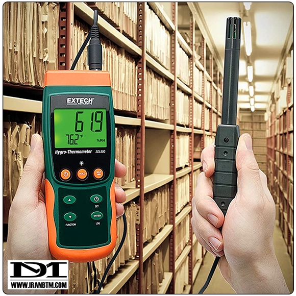 کاربرد ترمومتر و دیتالاگر Extech SDL500