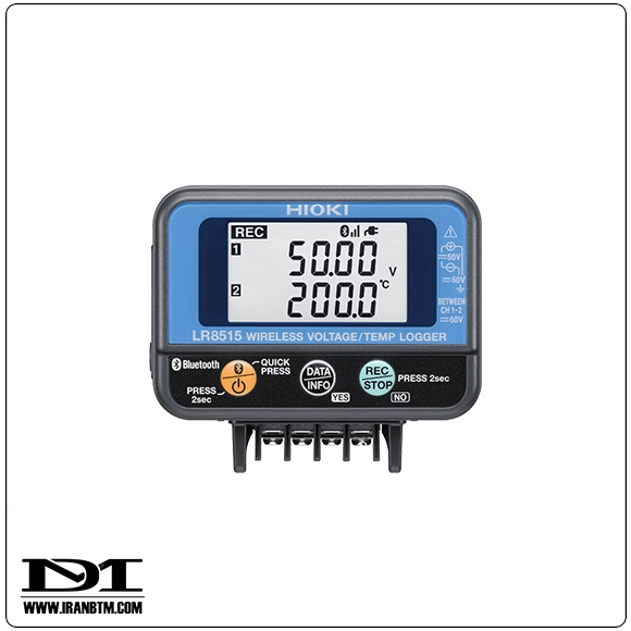 دیتالاگر ولتاژ و دما Hioki LR-8515