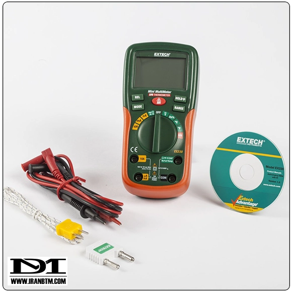 معرفی متعلقات مینی مولتی متر Extech Ex230