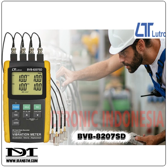 کاربرد لرزش سنج LUTRON BVB-8207SD