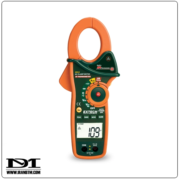 کلمپ متر و دماسنج Extech Ex810