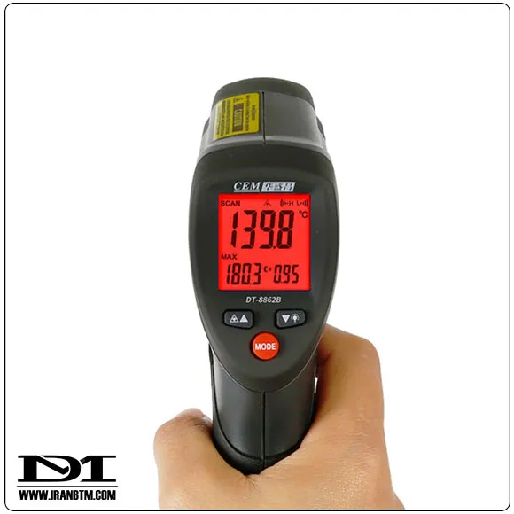 مشخصات ترمومتر لیزری CEM DT-8862B/8863B
