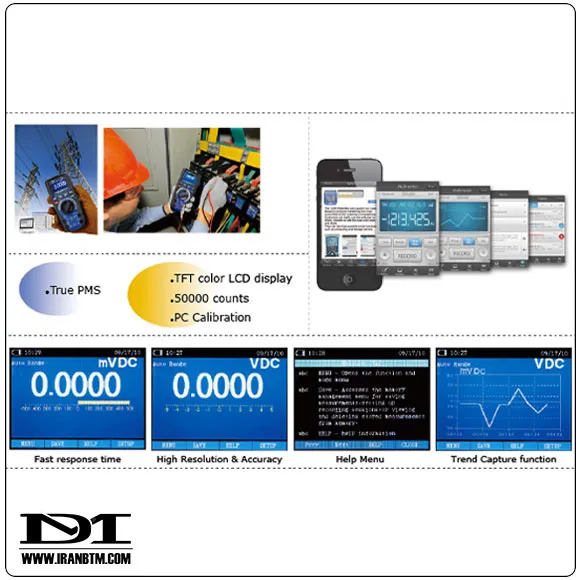 مشخصات فنی مولتی متر CEM DT-989