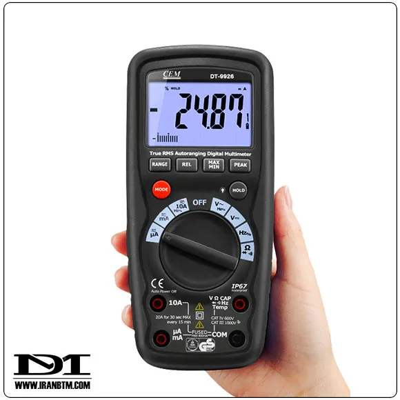 امکانات مولتی متر دیجیتال CEM DT-9926