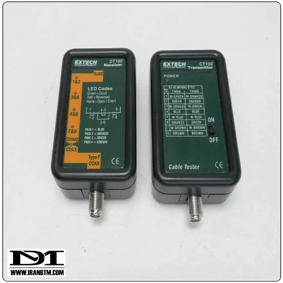 مشخصات تستر کابل EXTECH CT100 