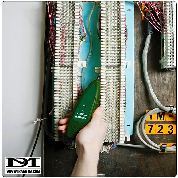 کار با تستر کابل EXTECH TG20