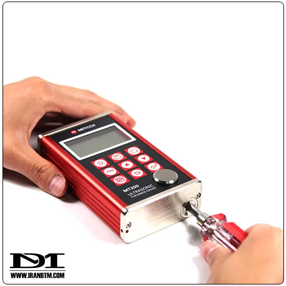 کار با ضخامت سنج التراسونیک MITECH MT200 