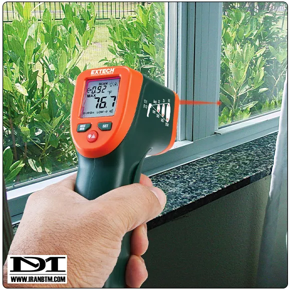 ویژگی ها و مشخصات فنی ترمومتر لیزری EXTECH IR260