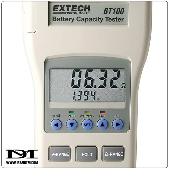 مشخصات فنی تستر باتری EXTECH BT100