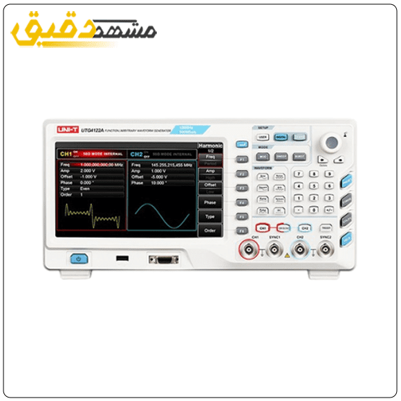 فانشکن ژنراتور و ژنراتور موج دلخواه یونی تی مدل UNIT UTG4122A