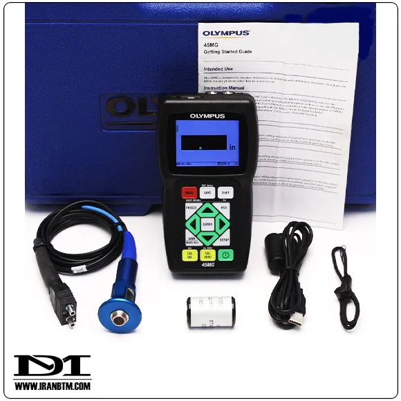مشخصات فنی ضخامت سنج OLYMPUS 45MG 