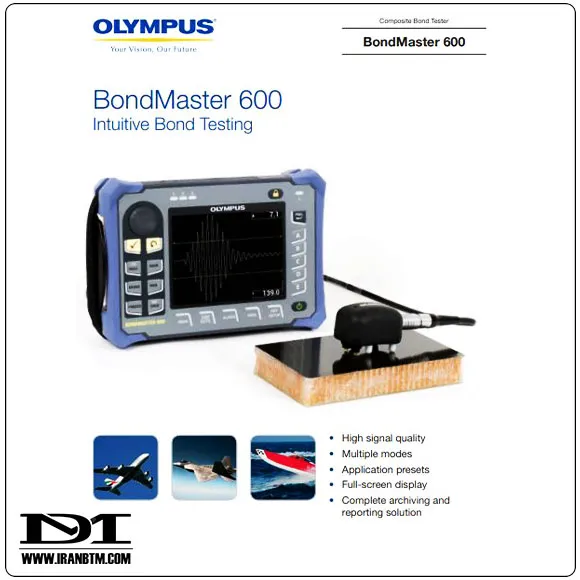 مشخصات فنی ضخامت سنج OLYMPUS BondMaster 600