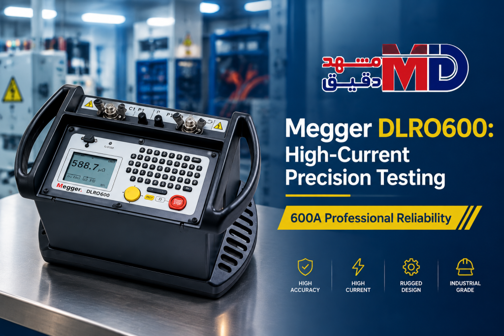مشهد دقیق - میکرو اهم متر میگر مدل Megger DLRO600 - عکس شماره 1