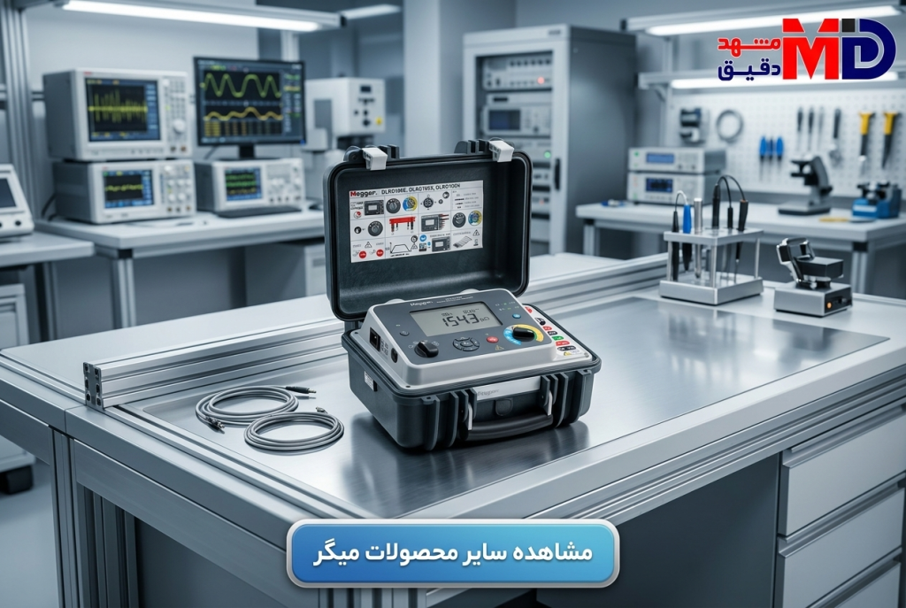 مشهد دقیق - میکرو اهم متر ۱۰۰ آمپر میگر مدل Megger DLRO100H - عکس شماره 2