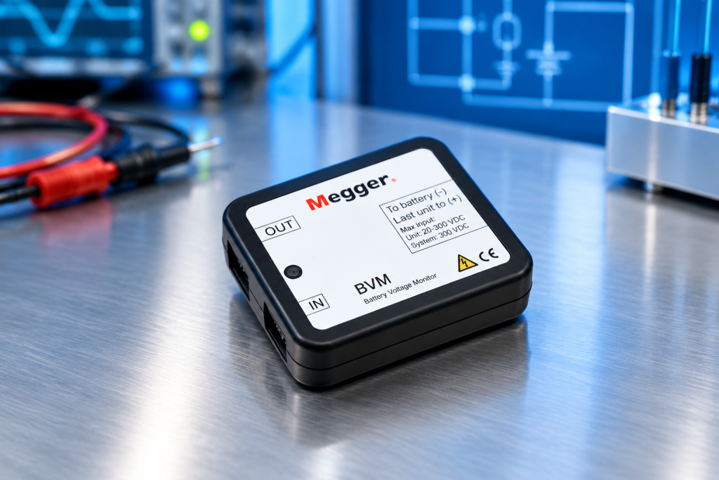 مشهد دقیق - مانیتورینگ ولتاژ باتری مگر Megger BVM600 - عکس شماره 1