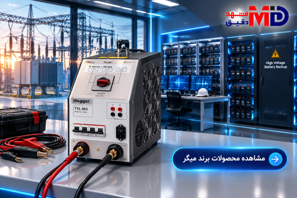 مشهد دقیق - دشارژر باتری میگر مدل Megger TXL865 - عکس شماره 2